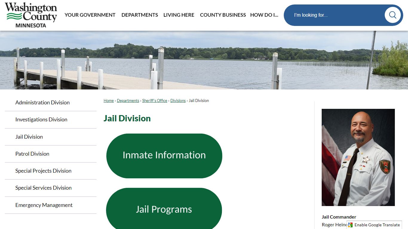 Jail Division | Washington County, MN - Official Website